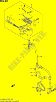 CILINDRO PRINCIPALE FRENO ANT (VL1500L3 E02) per Suzuki INTRUDER 1500 2013