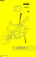 ETICHETTA (VL1500L3 E19) per Suzuki INTRUDER 1500 2013