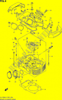 TESTA CILINDRO POSTERIORE (VL1500L3 E02) per Suzuki INTRUDER 1500 2013