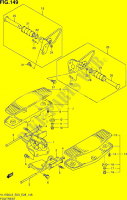 POGGIAPIEDE (VL1500BL3 E03) per Suzuki BOULEVARD 1500 2013