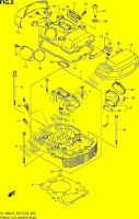TESTA CIILINDRO ANT (VL1500BL3 E03) per Suzuki BOULEVARD 1500 2013