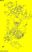 TESTA CILINDRO POSTERIORE (VL1500BL3 E28) per Suzuki BOULEVARD 1500 2013