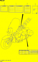 ETICHETTA (VL1500BTL3 E28) per Suzuki INTRUDER 1500 2013