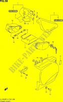 COPERTURA TELAIO (VL1500BTL3 E02) per Suzuki INTRUDER 1500 2012