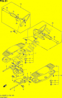 POGGIAPIEDE (VL1500BTL3 E02) per Suzuki INTRUDER 1500 2012
