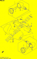 INDICATORE DIREZIONE ANTERIORE per Suzuki INTRUDER 1500 2013