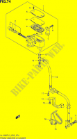 CILINDRO PRINCIPALE FRENO ANT per Suzuki INTRUDER 1500 2014