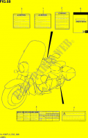 ETICHETTA (VL1500TL3 E19) per Suzuki INTRUDER 1500 2013