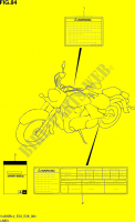 ETICHETTA (VL800BL4 E28) per Suzuki BOULEVARD 800 2014