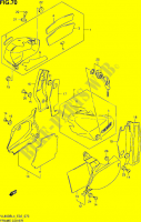 COPERTURA TELAIO (VL800BL4 E19) per Suzuki INTRUDER 800 2014