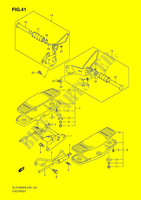 POGGIAPIEDE (WITHOUT VLR1800TK9/TL0 E24) per Suzuki INTRUDER 1800 2011