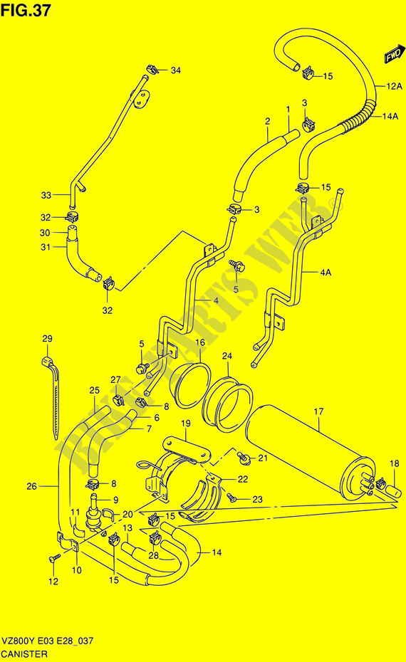 POMPA DI COMBUSTIBILE (E33) per Suzuki MARAUDER 800 1999