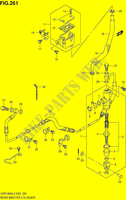 CILINDRO PRINCIPALE POSTERIORE (VZR1800UFL2 E19) per Suzuki INTRUDER 1800 2012