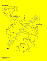 COPERTURA LATERALE  (VZR1800L1 E24) per Suzuki INTRUDER 1800 2012
