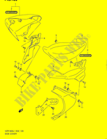 COPERTURA LATERALE  (VZR1800ZL1 E02) per Suzuki INTRUDER 1800 2012