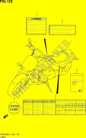 ETICHETTA (VZR1800ZUFL4 E19) per Suzuki INTRUDER 1800 2014